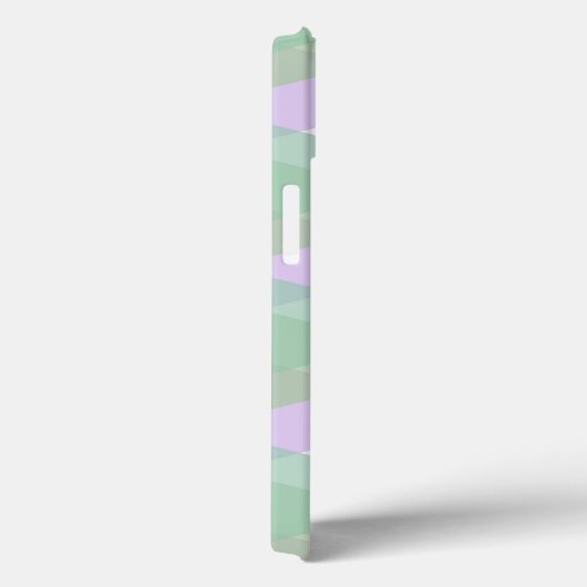 Große und lila Dreiecke Case-Mate iPhone Gehäuse Case-Mate iPhone Hülle (Rückseite / Rechts)