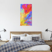 Große und moderne Design ummantelte Canvas Print Leinwanddruck (Insitu (Schlafzimmer))