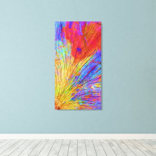 Große und moderne Design ummantelte Canvas Print Leinwanddruck (Insitu (Holzboden))