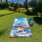 Große und weiche Farbtupfer von Shorebirds Strandt Strandtuch