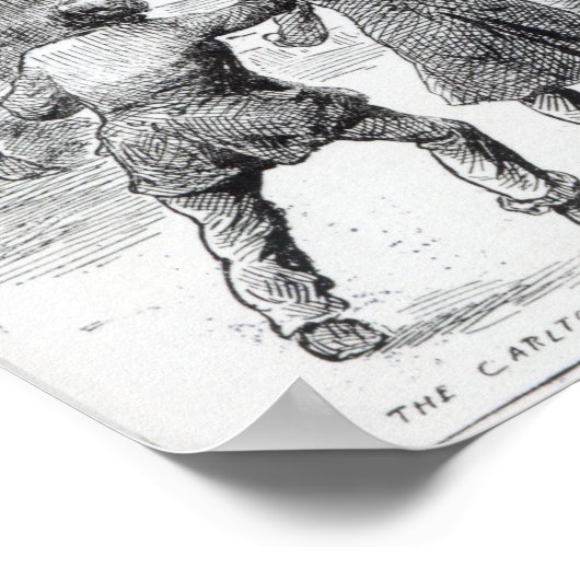 Große Unruhen in London Poster (Ecke)