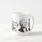 Große USpräsidenten Design Kaffeetasse (VorderseiteRechts)