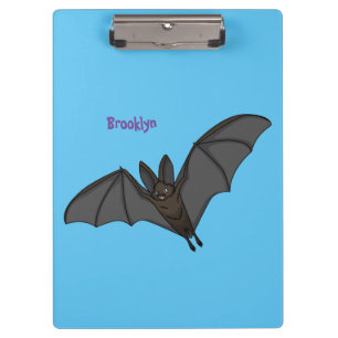 Große Vampirfledermaus-Cartoon-Illustration Klemmbrett
