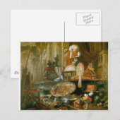 Große Vanitas Stillleben Postkarte (Vorne/Hinten)