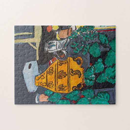 Große Vase der Blume Puzzle (Horizontal)