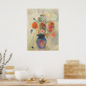 Grosse Vase mit Blume - Odilon Redon Fine Art Poster (Küche)