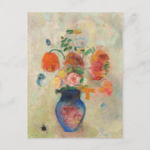 Große Vase mit Blume - Odilon Redon Postkarte