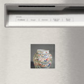 Große Vase mit fünf Farben dekoriert Magnet (In Situ (Geschirrspüler))