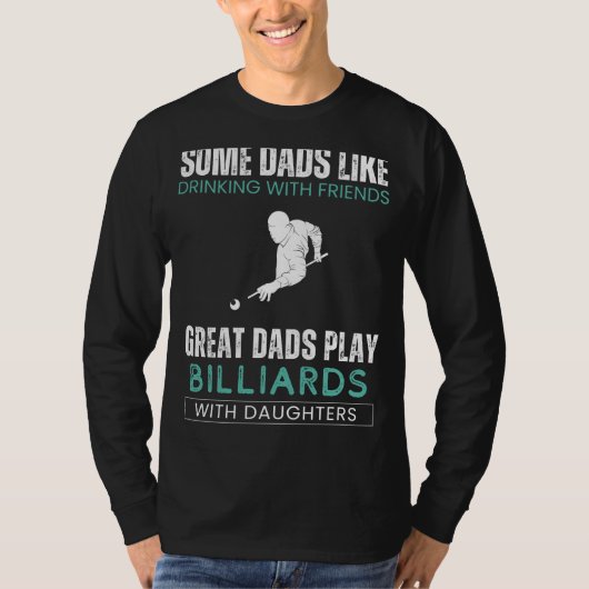 Große Väter Billiards mit Daughters T-Shirt - Vate (Vorderseite)