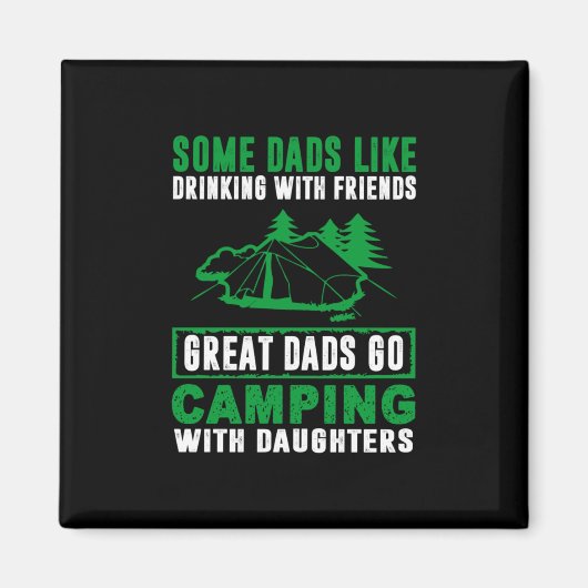 Große Vater Camping mit Daughters Magnet (Vorne)