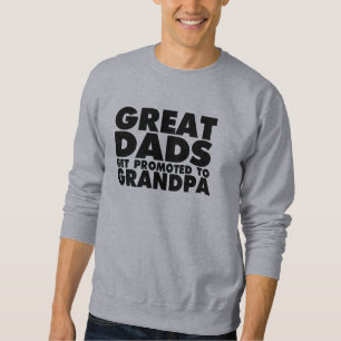 Große Väter erhalten gefördert zum lustigen Sweatshirt