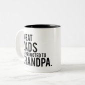 Große Väter erhalten zum Großvater gefördert Zweifarbige Tasse (Vorderseite Links)