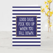 Große Vater - Funny Vatertag Card Karte (Gelbe Blume)