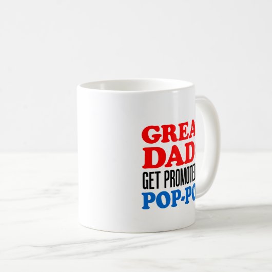 Große Väter für den Pop-Pop Kaffeetasse (VorderseiteRechts)