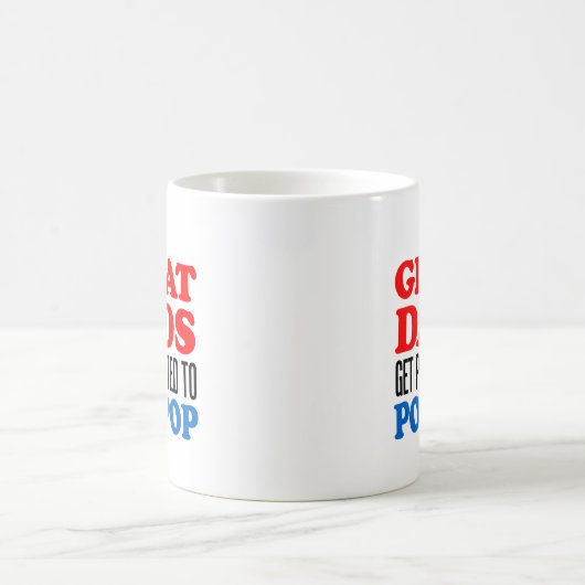 Große Väter für den Pop-Pop Kaffeetasse (Mittel)