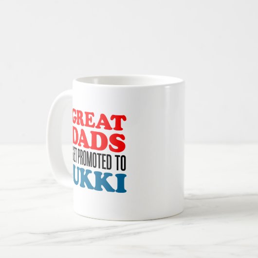 Große Väter gefördert zu Ukki Tasse (Vorderseite Links)