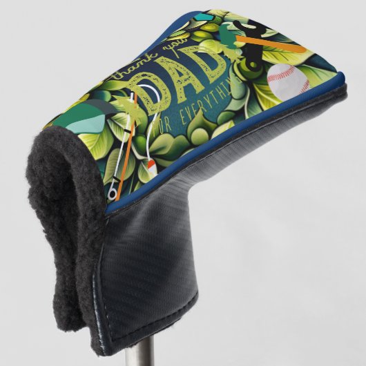 Große Väter Golf Headcover (3/4 Vorderseite)