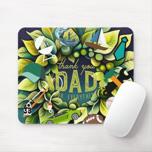 Große Väter Mousepad (Mit Mouse)