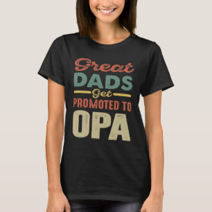 Große Vater werden zum Opa-Geschenk Männer beförde T-Shirt