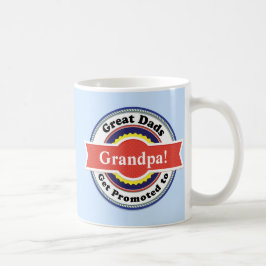 Große Vater werden zur Großvater-Tasse befördert Kaffeetasse