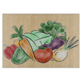 Große Veggie-Liebe Schneidebrett (Vorderseite)