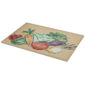 Große Veggie-Liebe Schneidebrett (Ecke)