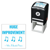 "GROSSE VERBESSERUNG!" Briefmarke aus Gummi Permastempel (Beispiel)