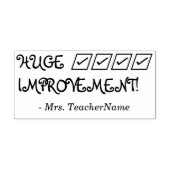 "GROSSE VERBESSERUNG!" Briefmarke aus Kautschuk Gummistempel (Prägung)