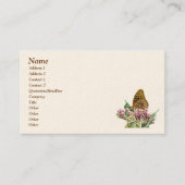 Große verschüttete Schmetterlingskarte Visitenkarte (Vorderseite)