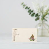 Große verschüttete Schmetterlingskarte Visitenkarte (Stehend Vorderseite)