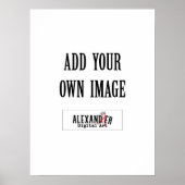 Große vertikale Zeichen Poster (Vorne)