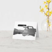 Große Videokamera-Mitteilungskarten Karte (Gelbe Blume)