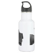 Große Videokamera-Wasser-Flasche Edelstahlflasche (Rückseite)