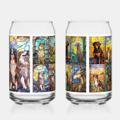 Große Vielfalt an Hunderassen Dosenglas (Rechts)