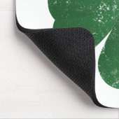 Große Vierblättriges Kleeblatt - Vintager Stil Mousepad (Ecke)