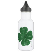 Große Vierblättriges Kleeblatt - Vintager Stil Trinkflasche (Rechts)