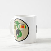 Große Vietnam-Tierarzt-Flecken-Kaffeetasse des Kaffeetasse (Vorderseite Links)