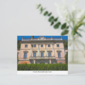 Große Villa am Comer See Postkarte (Stehend Vorderseite)