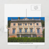 Große Villa am Comer See Postkarte (Vorne/Hinten)