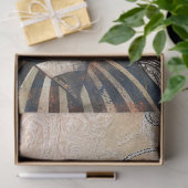 Große, Vintag Inspiriert Goth Girl & Pink Roses Seidenpapier (Geschenk)