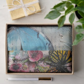 Große Vintage Abstrakte Kunstsammlung Seidenpapier (Geschenk)