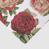 Große Vintage Blumenrosa und Rosa Seidenpapier (Ausschnitt)