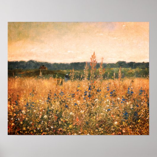 Große Vintage botanische Golfregion Poster (Vorne)