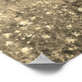 Große Vintage botanische Golfregion Poster (Ecke)