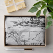 Große Vintage Decoupage Maps für Künstler c Seidenpapier (Geschenk)