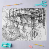 Große Vintage Decoupage Maps für Künstler c Seidenpapier (Basteln)