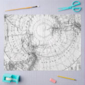 Große Vintage Decoupage Maps für Künstler d Seidenpapier (Basteln)