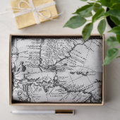 Große Vintage Decoupage Maps für Künstler Seidenpapier (Geschenk)