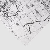 Große Vintage Decoupage Maps für Künstler Seidenpapier (Ausschnitt)