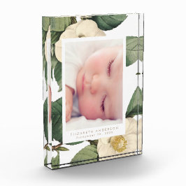 Große, Vintage, florale Foto-Blockrahmen Fotoblock